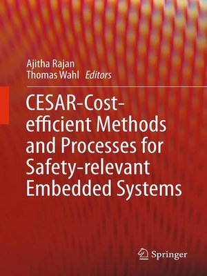 cover image of CESAR--Cost-efficient Methods and Processes for Safety-relevant Embedded Systems